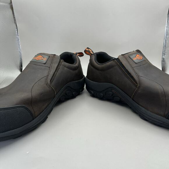 Merrell Men's Jungle Moc Comp Toe Work Shoes, Espresso, Size 12 Wide US - Picture 5 of 9